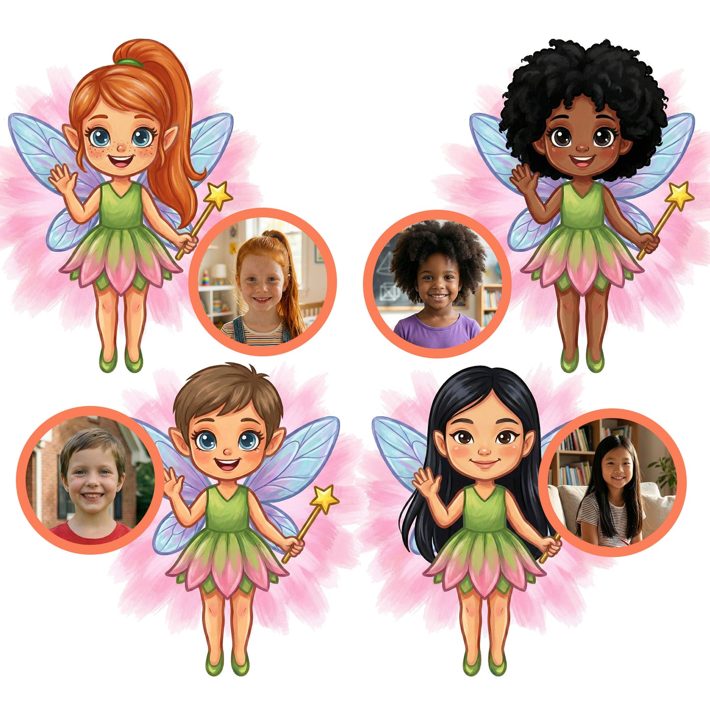 Die Fee zaubert die Farben zurück